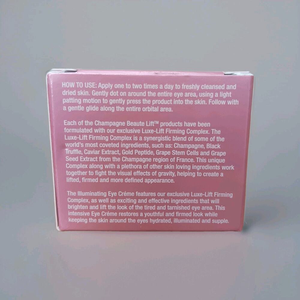 Consult Beaute CHAMPAGNE Beaute Lift Illuminating EYE CREME - 0.5 oz / 14 ml - Picture 4 of 5